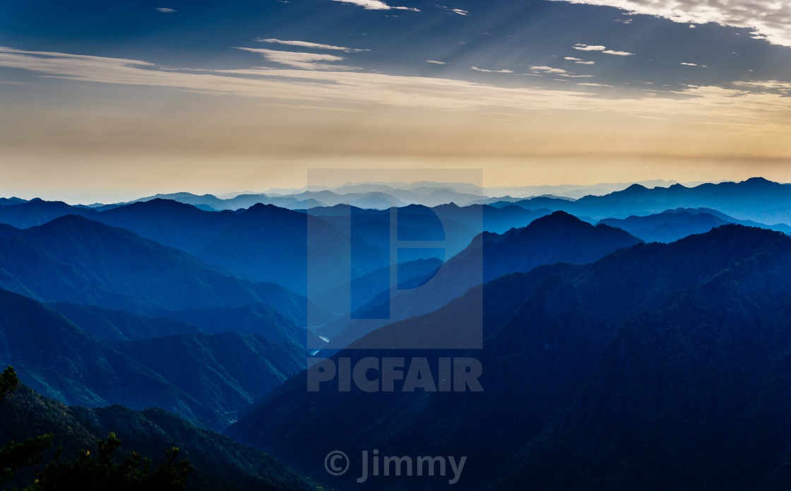 "Odaigahara - A UNESCO reserve in Japan" stock image