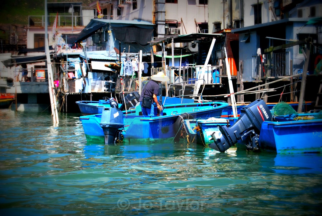 Aberdeen Fishing Village Hong Kong License Download Or Print