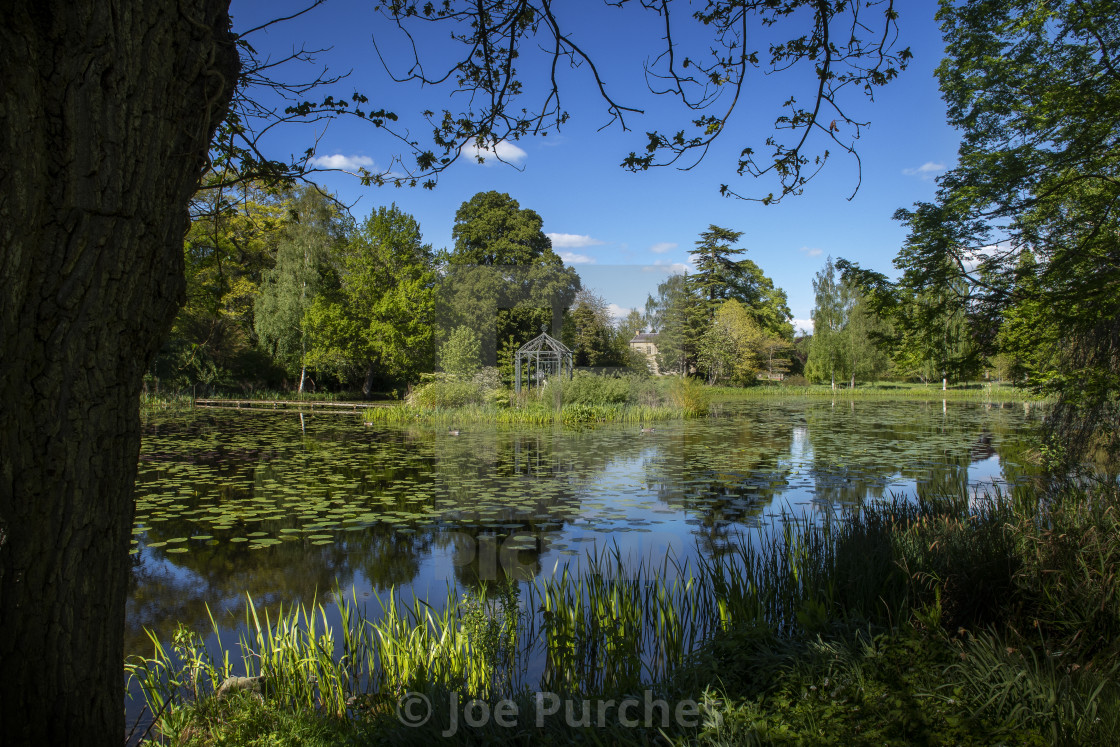 "Glan Severn gardens" stock image