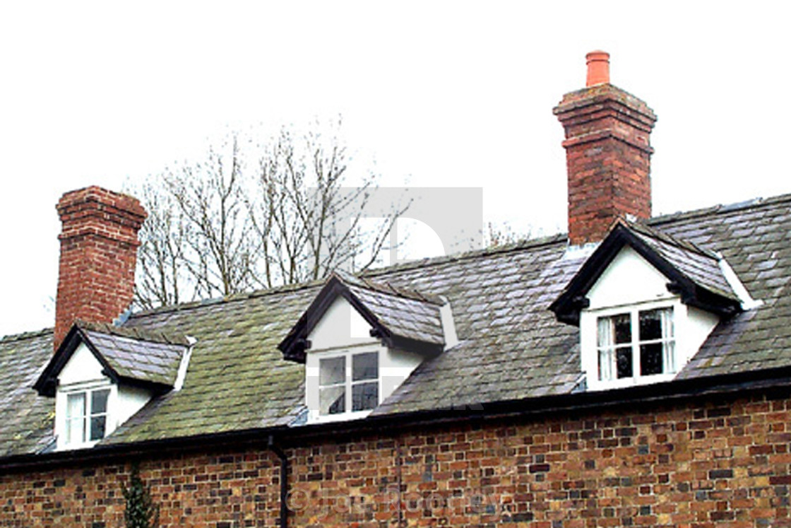 Typical Dormer Windows Church Row Clungunford Shropshire