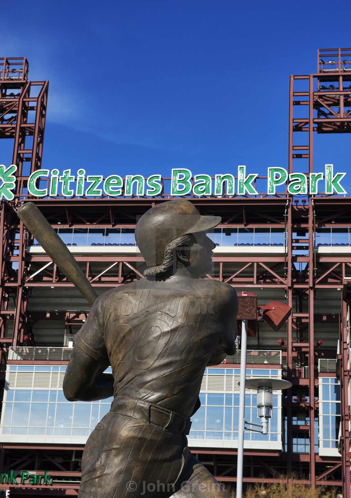 Mike Schmidt Sculpture At Citizens Bank Park Philadelphia