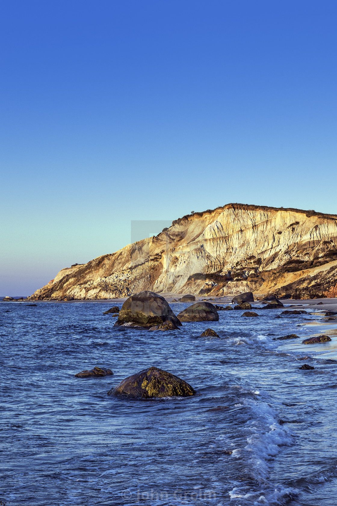 Gay Head Cliffs From Moshup Beach Aquinnah Martha S