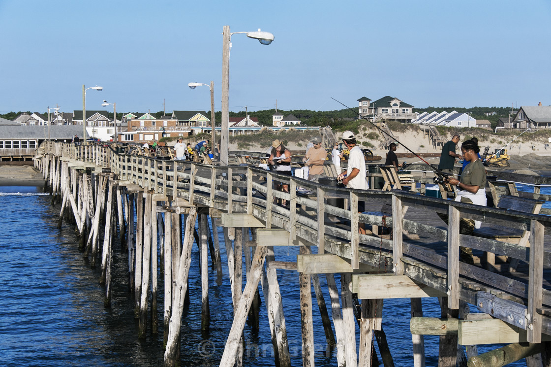 Fishing Pier Nags Head Outer Banks North Carolina Usa