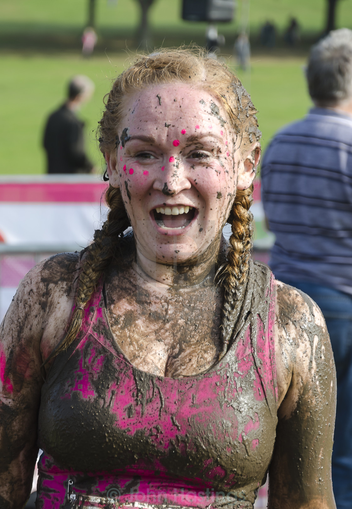 "Mud Girl" stock image. 