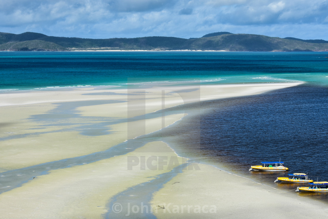 "the river meets the ocean and the waters offer fantastic color games" by John Karraca - $10.60 "the river meets the ocean and the waters offer fantastic color games" stock image