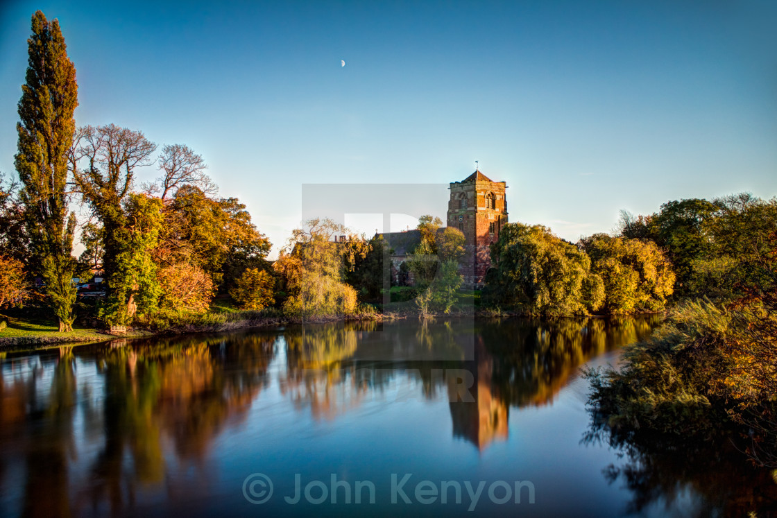 "St Eata's Chuch" stock image