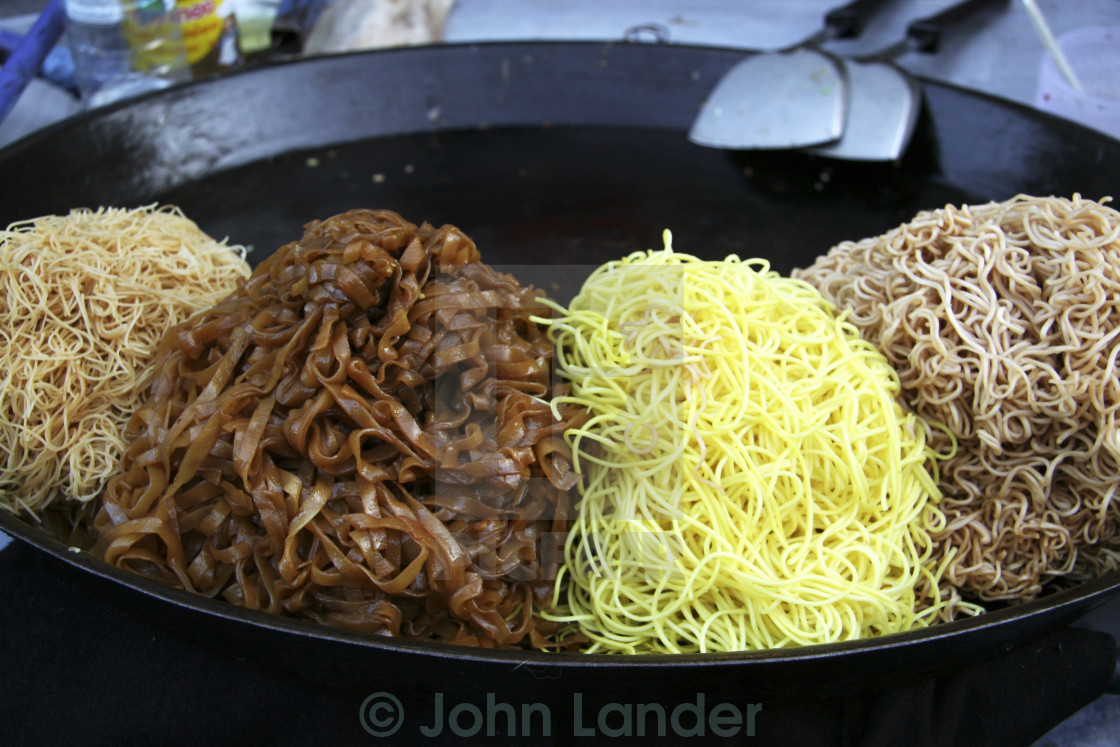 Bangkok Street Food Vendors Pad Thai License Download Or Print