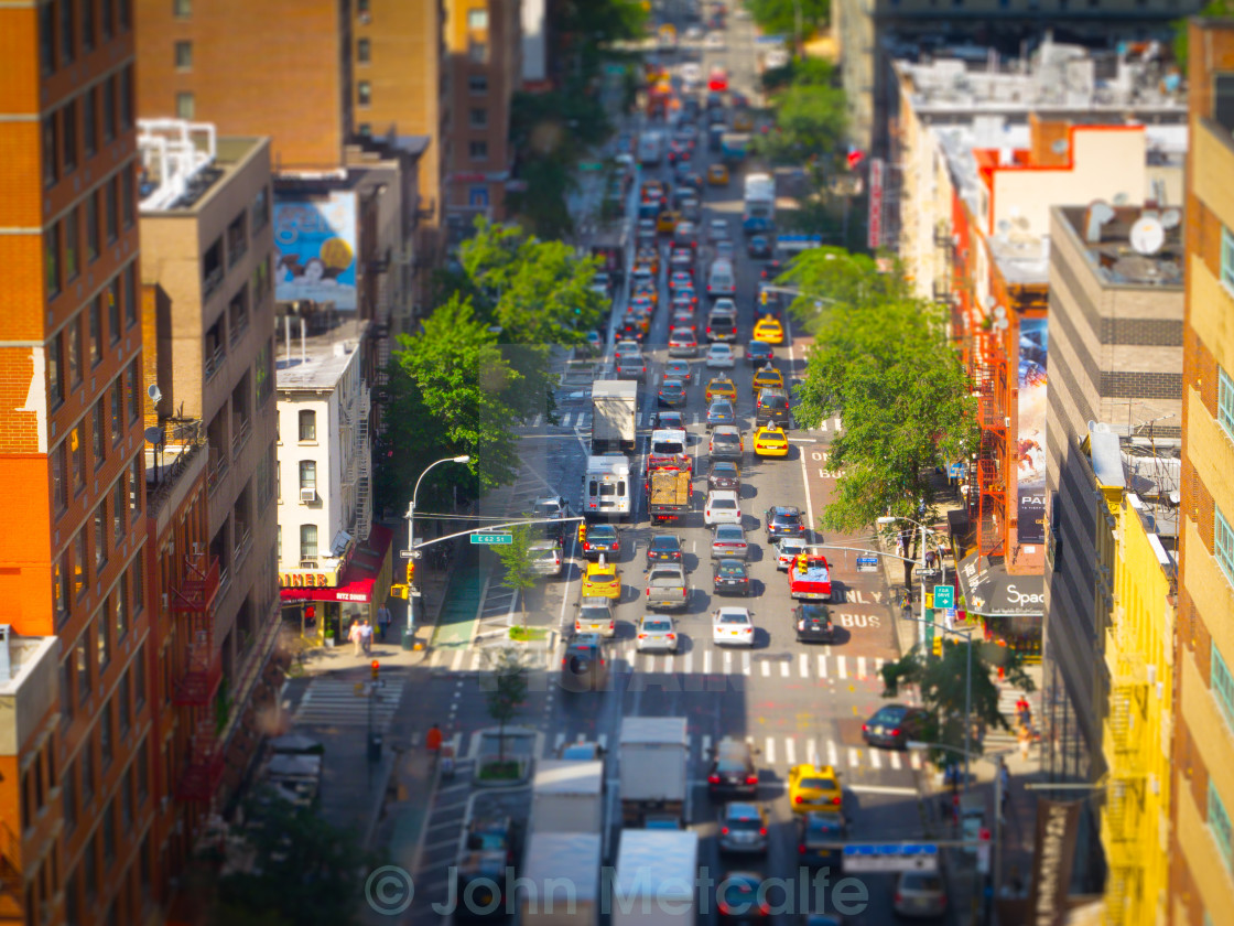 "Downtown New York" stock image