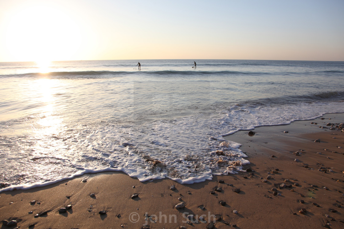 "Paddle Boarders" stock image