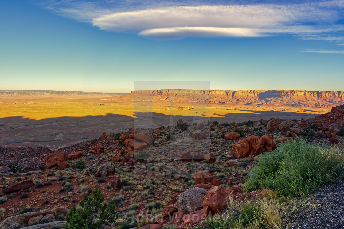 "View from Us89 in Arizona" stock image