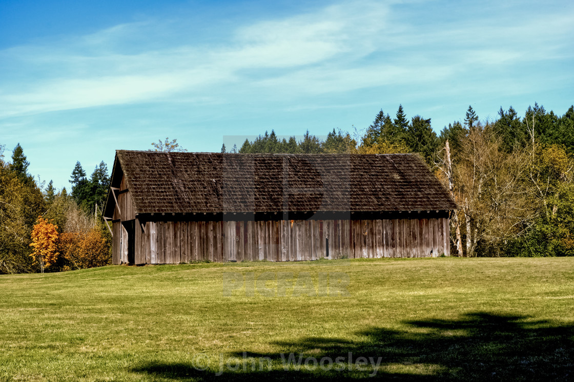 "Old barn at Millersylvania" stock image