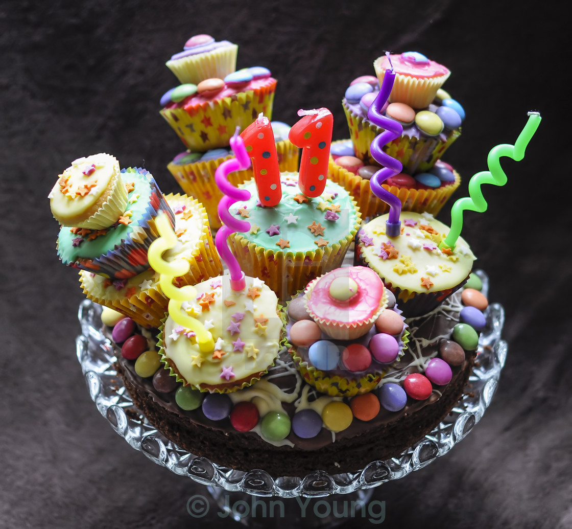 "Homemade 11th Birhday Cake" by John Young - $6.09 "Homemade 11th Birhday Cake" stock image