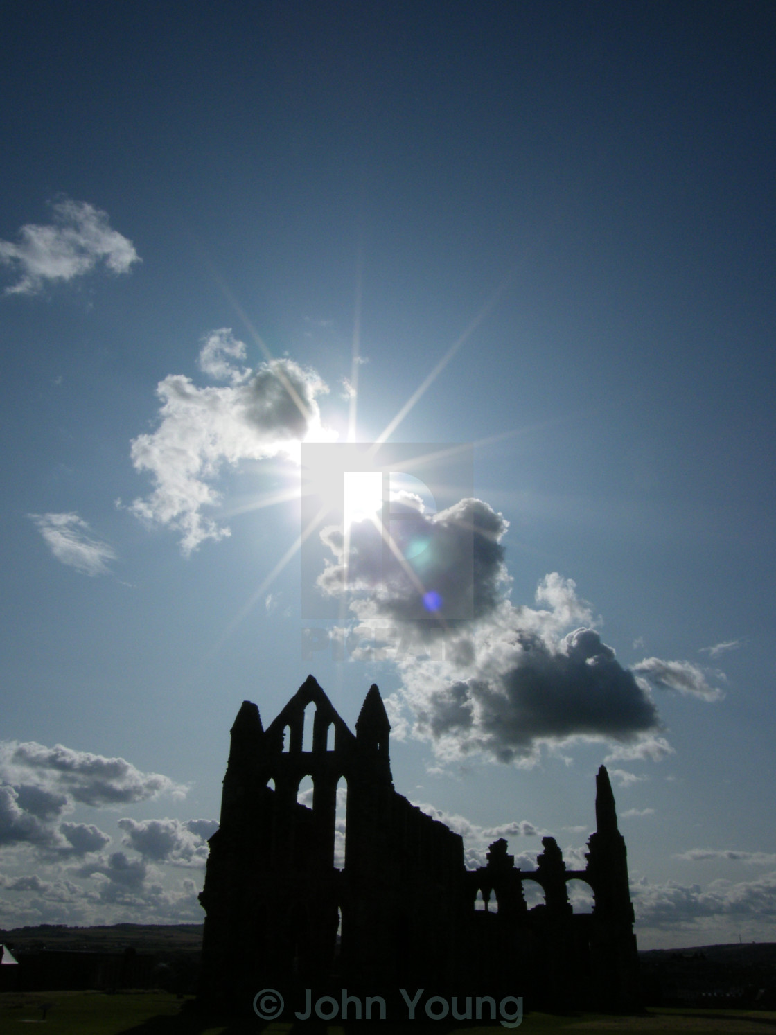 "Whitby Abbey" by John Young - $6.09 "Whitby Abbey" stock image