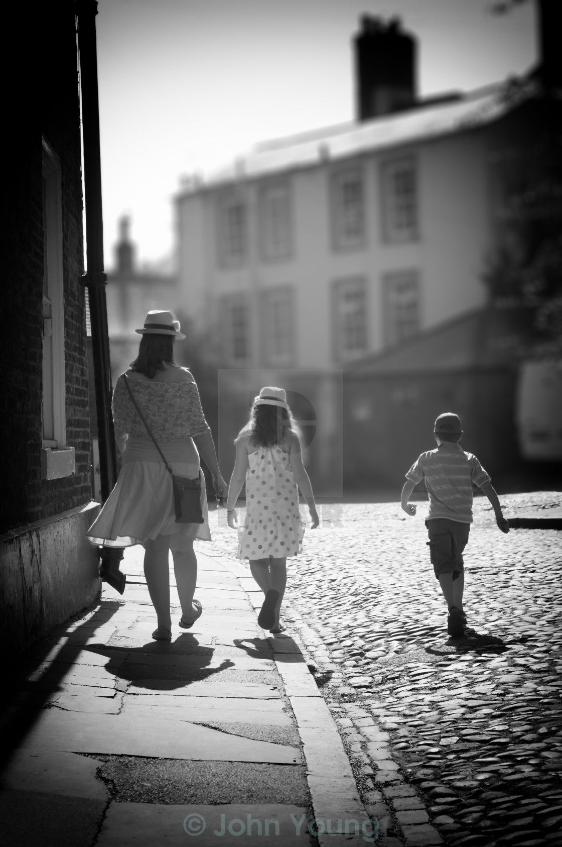 "Summer Streets" by John Young - $6.09 "Summer Streets" stock image