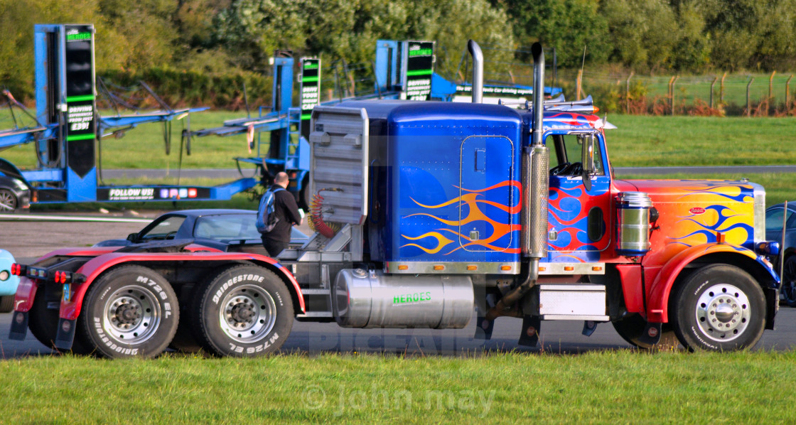 "Custom truck" stock image