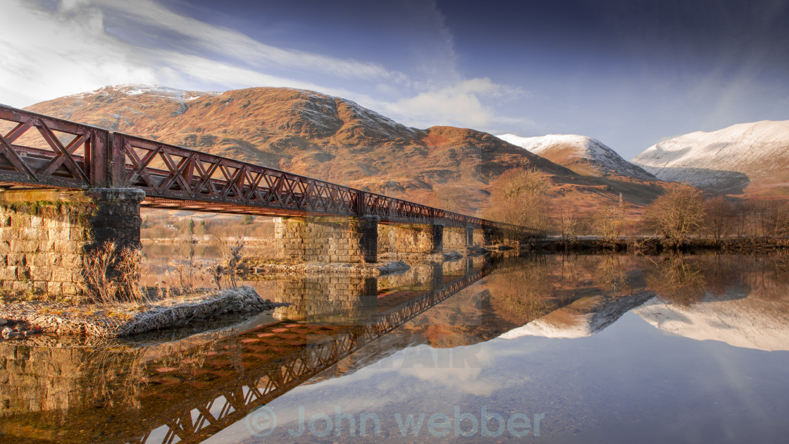 "River Awe Scotland" by John webber - £18.00 "River Awe Scotland" stock image