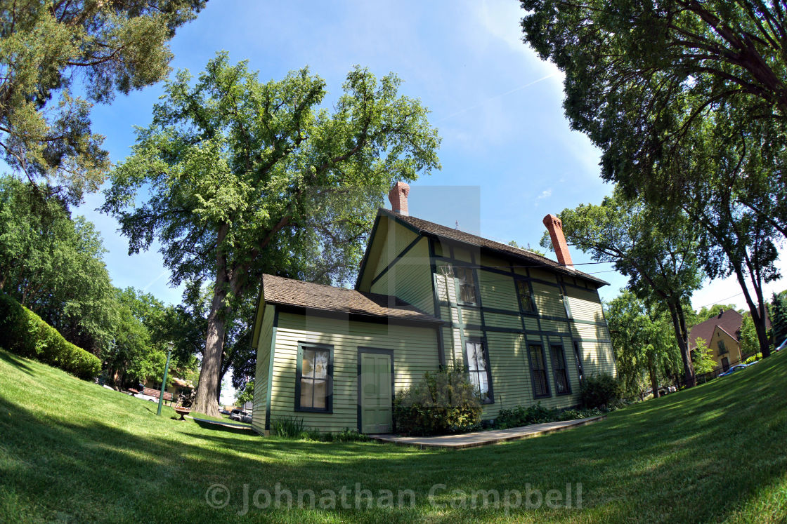 "North Dakota Former Governors' Mansion" stock image