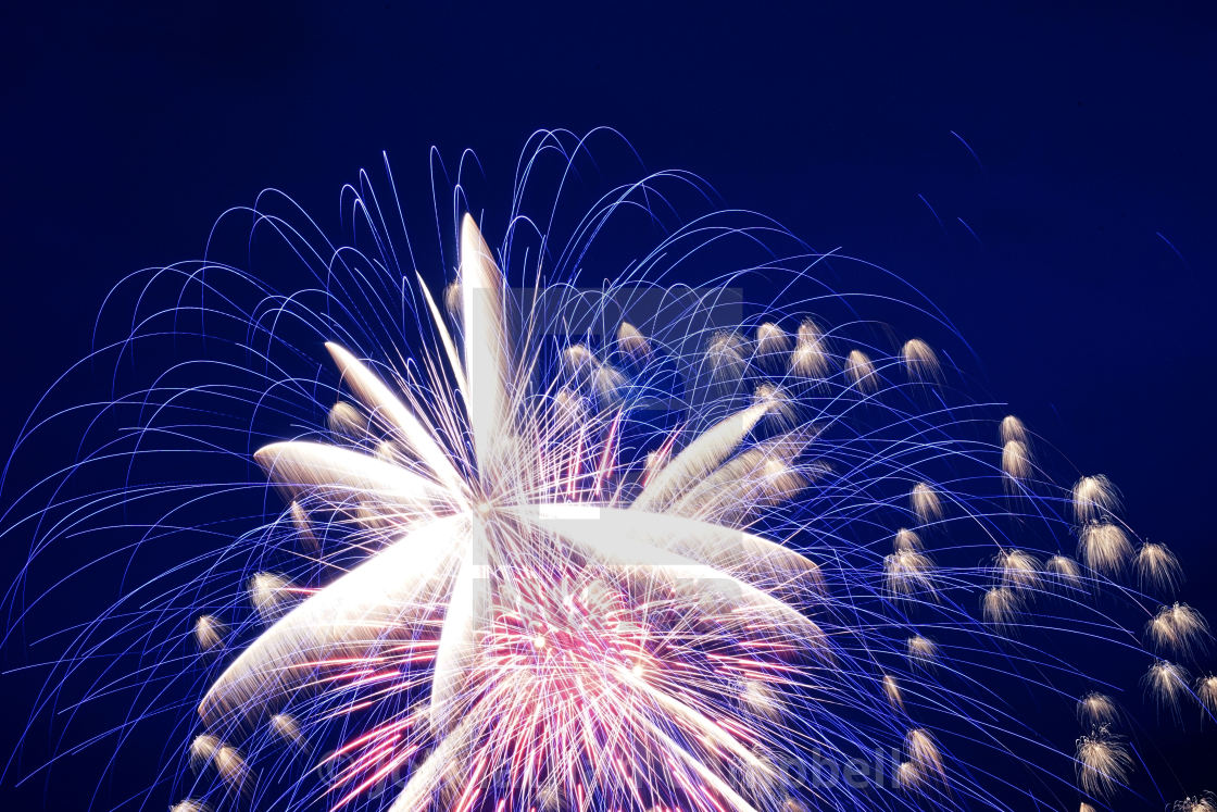 "Fire Works" stock image