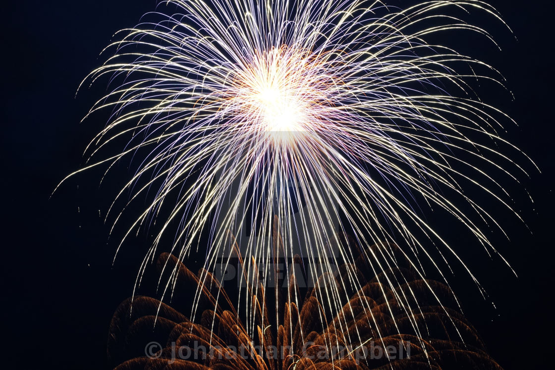 "Fire Works" stock image