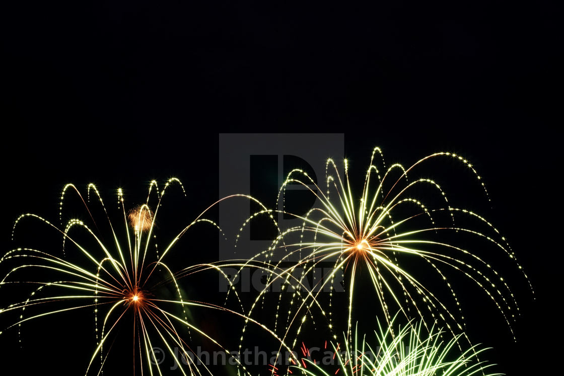 "Fireworks" stock image