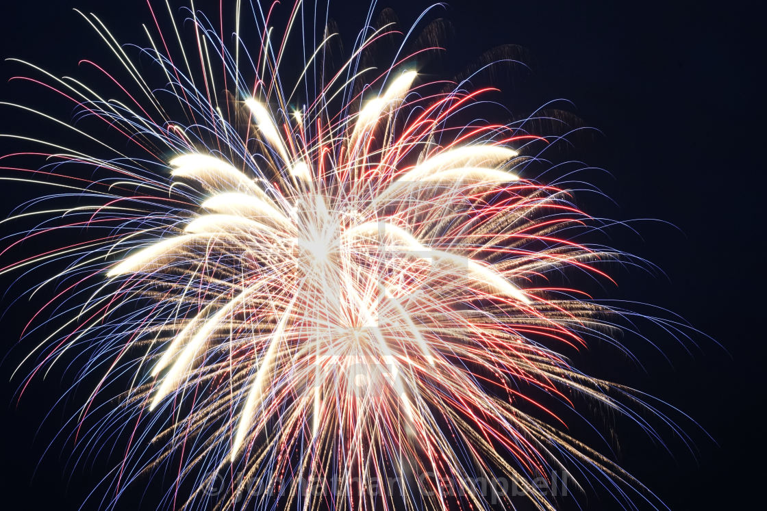 "Fireworks" stock image
