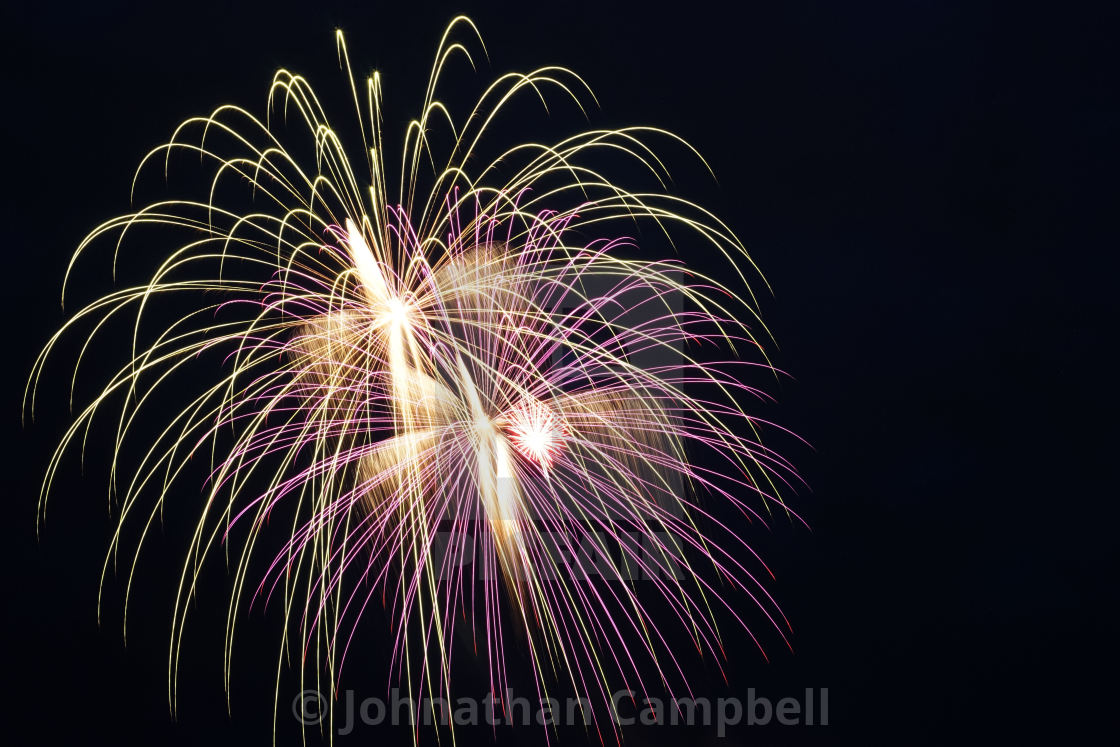 "Fireworks" stock image