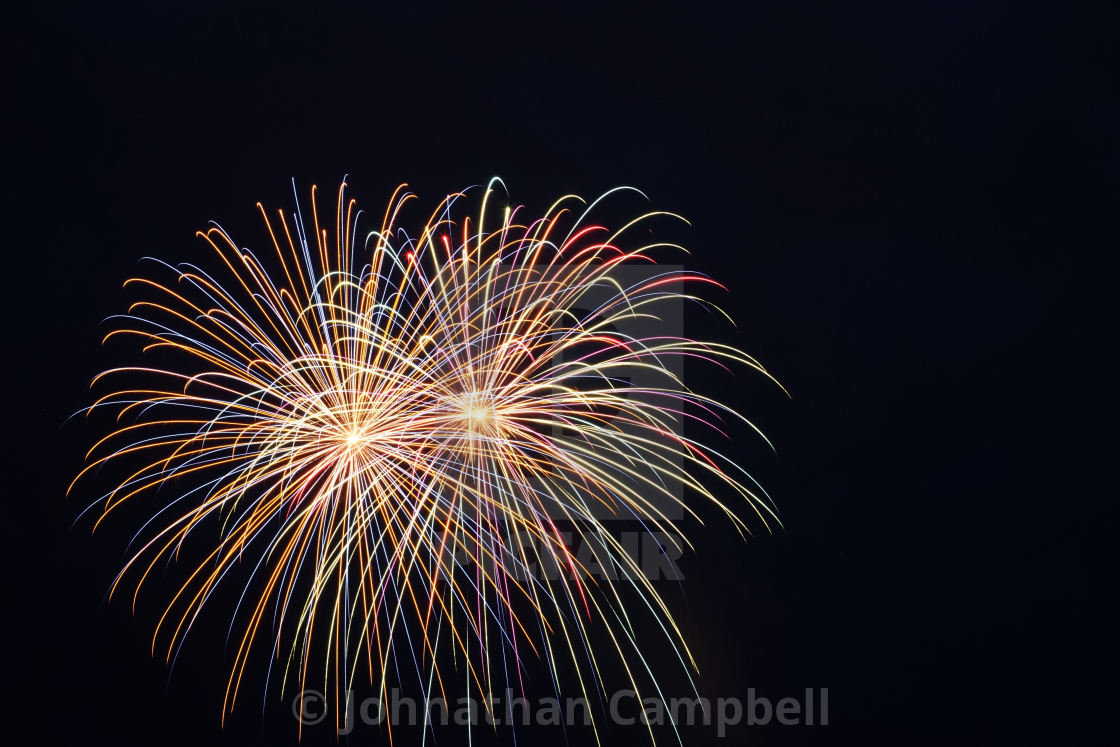 "Fireworks" stock image