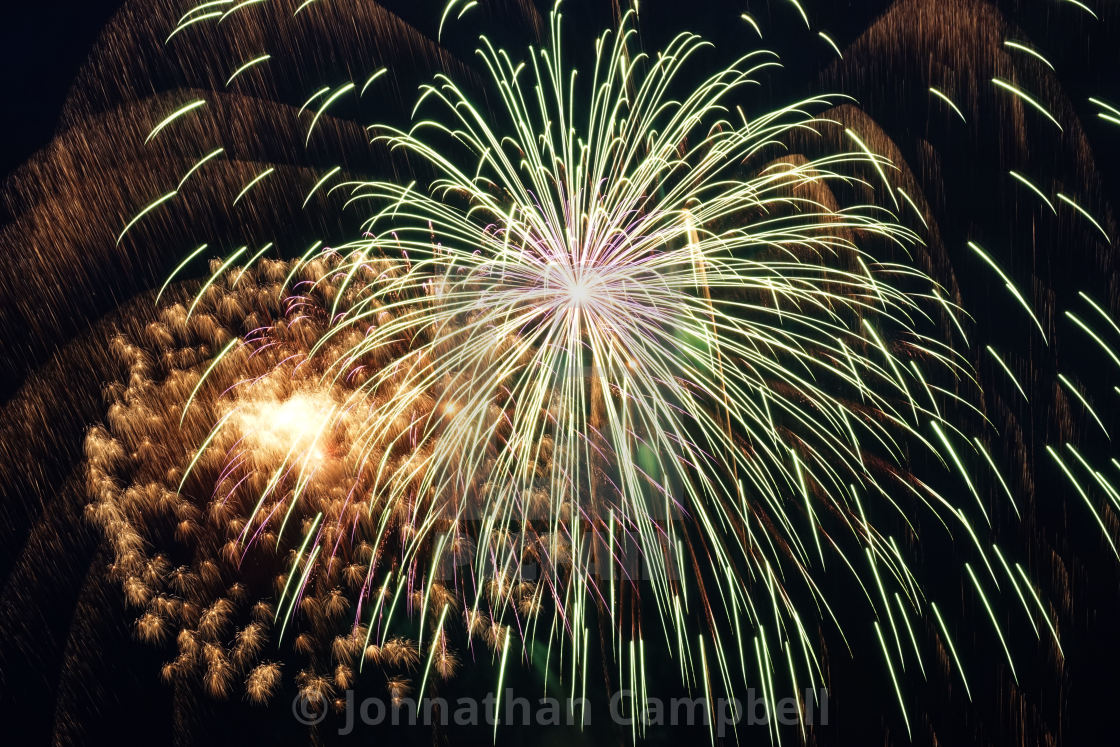 "Fireworks" stock image