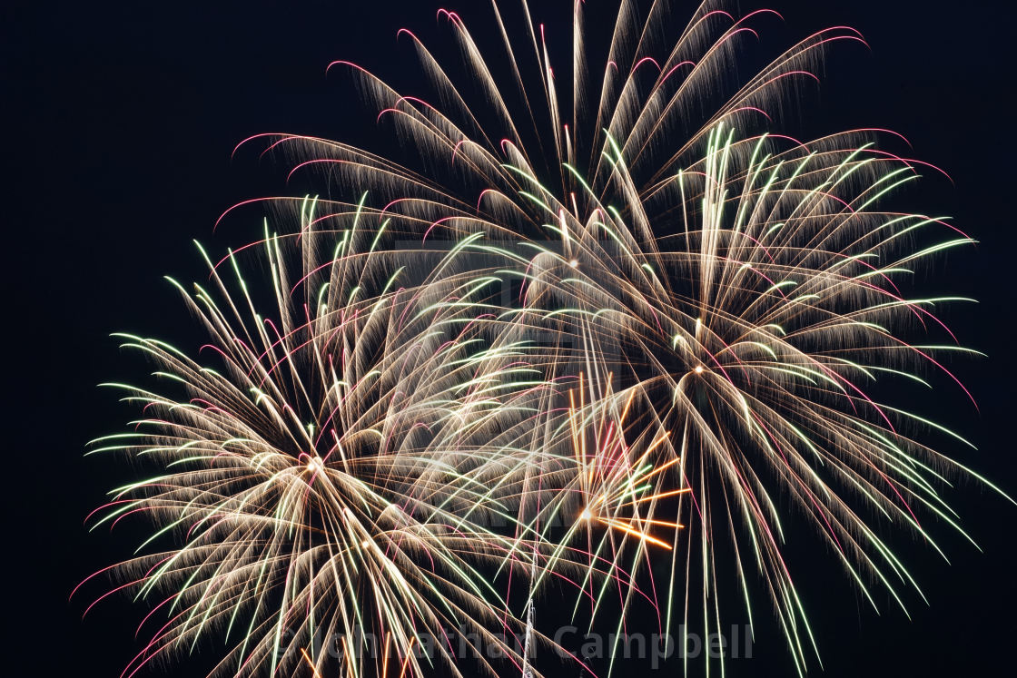"Fireworks" stock image