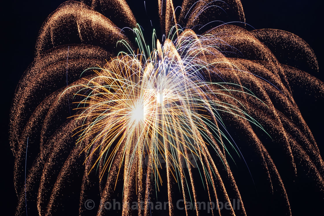 "Fireworks" stock image