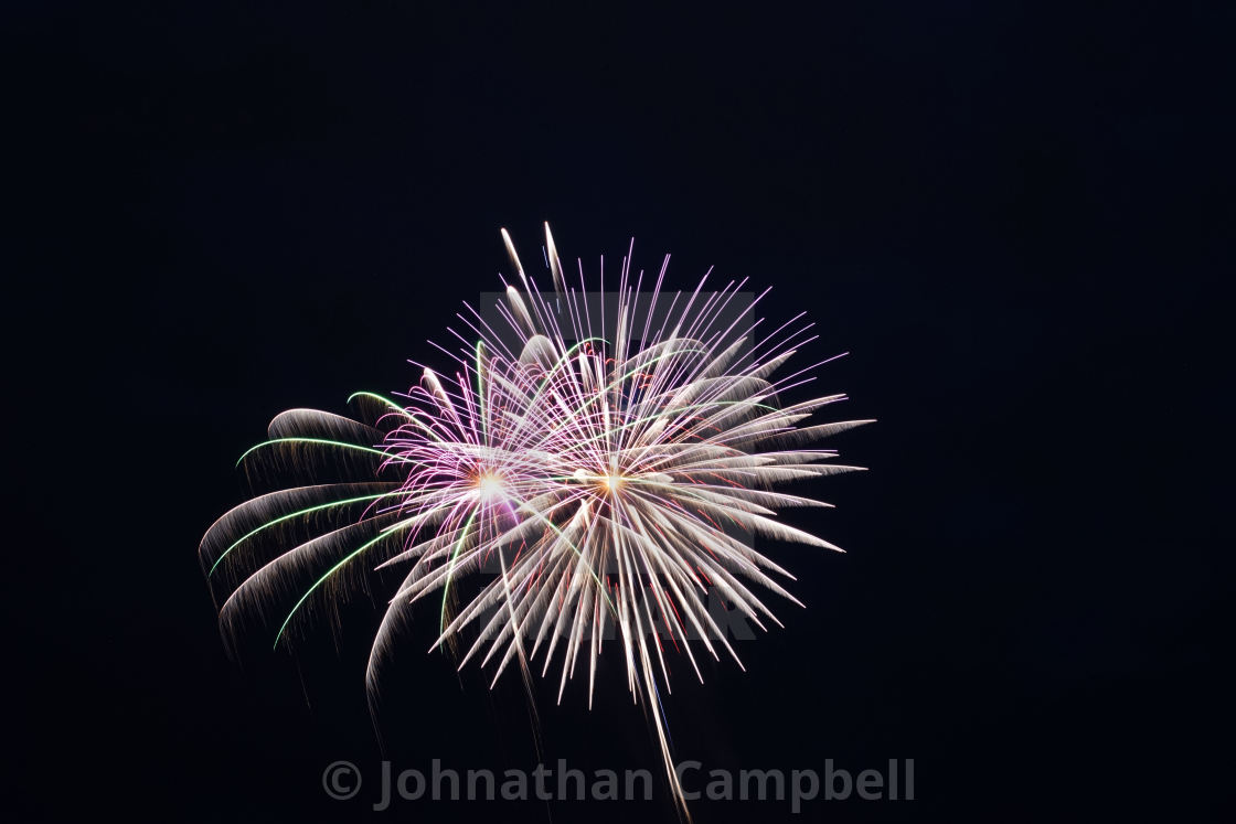 "Fireworks" stock image