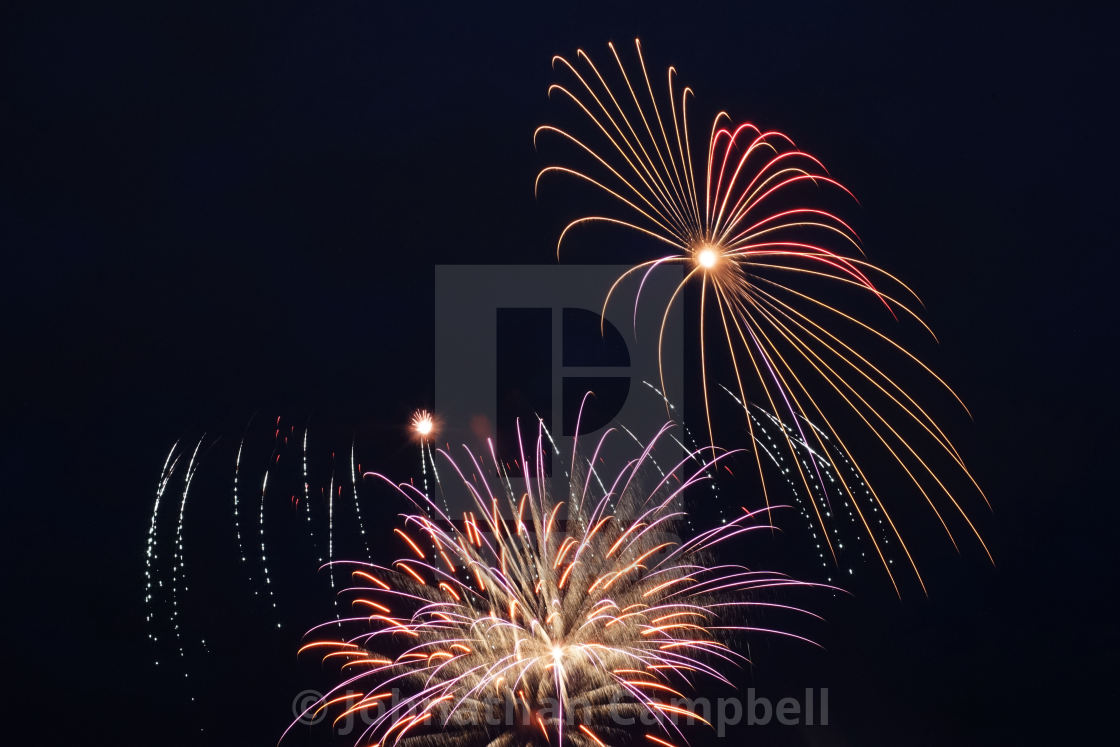 "Fireworks" stock image