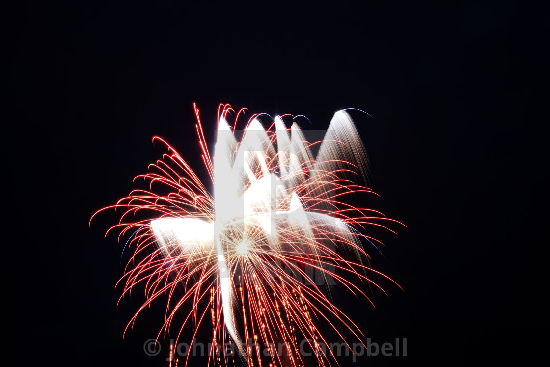 "Fireworks" stock image