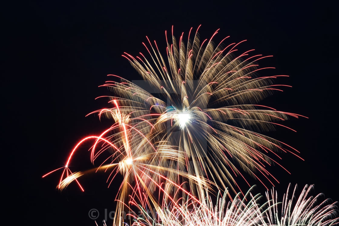 "Fireworks" stock image