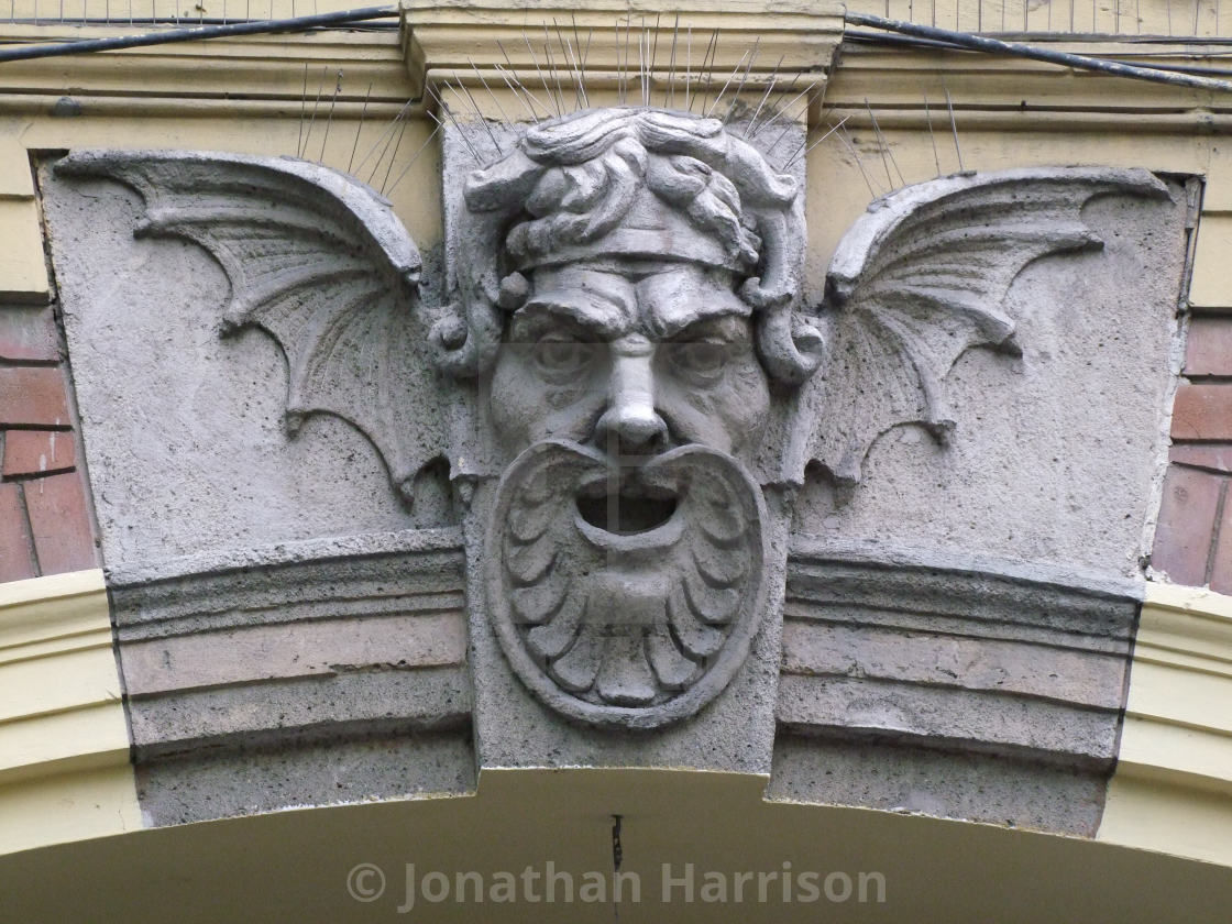 "Building Detail, Bejaras Theatre" by Jonathan Harrison - $12.59 "Building Detail, Bejaras Theatre" stock image