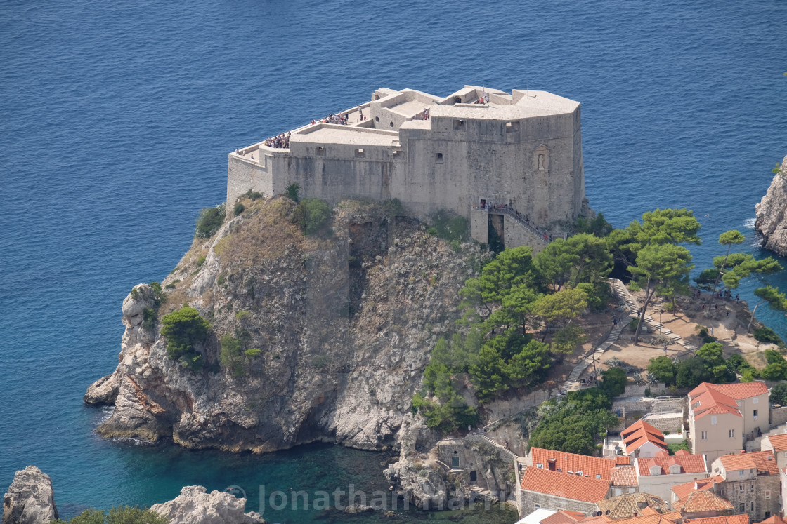 "Fort Lovrijenic, Dubrovnik" stock image
