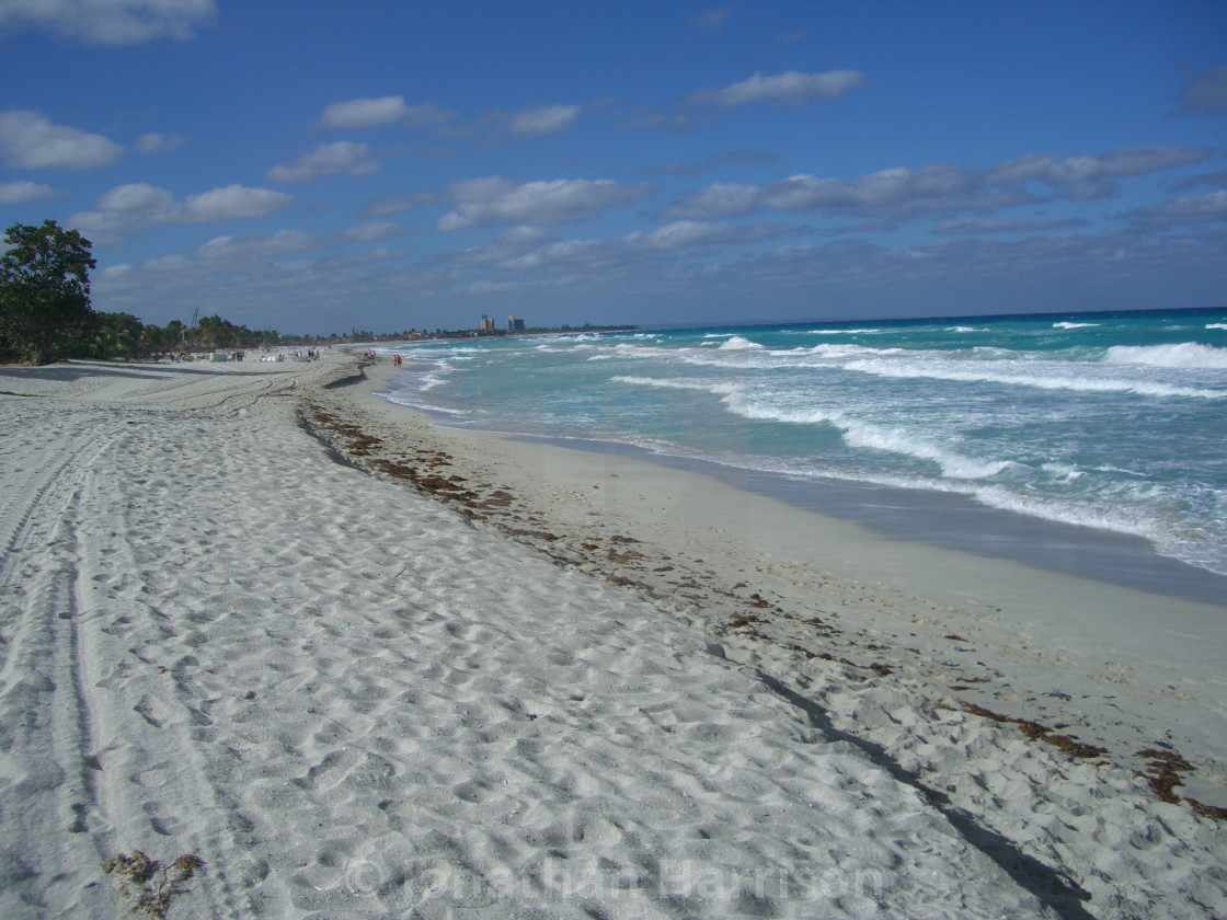 "Deserted Beach, Varadero" stock image