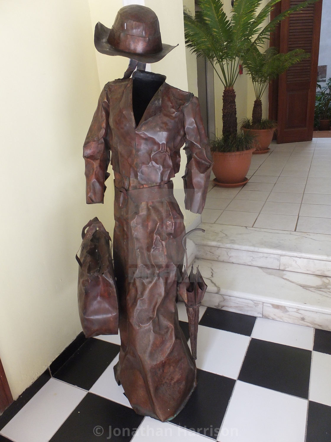 "Copper Sculpture, Havana" stock image