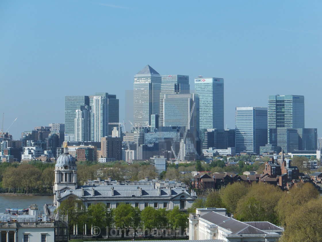 "Skyscrapers on Canary Wharf, London" by Jonathan Harrison - $12.46 "Skyscrapers on Canary Wharf, London" stock image