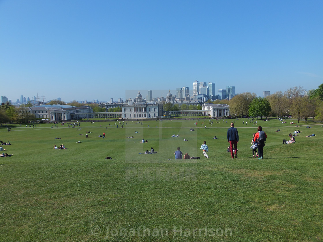 "National Maritime Museum & Canary Wharf" by Jonathan Harrison - $12.46 "National Maritime Museum & Canary Wharf" stock image