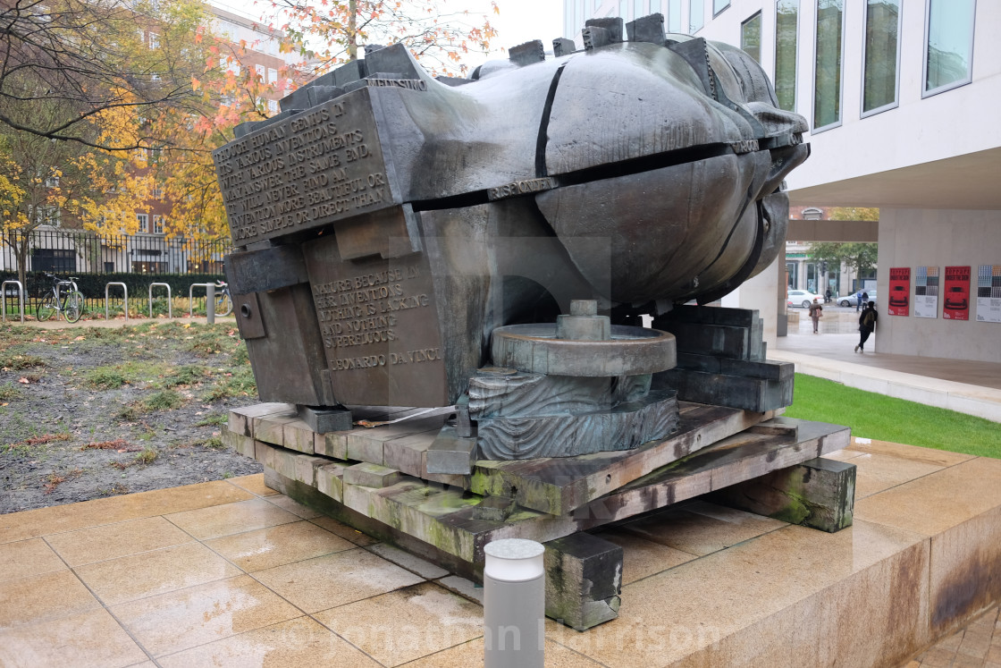 "Sculpture, Outside The Design Museum" by Jonathan Harrison - $12.46 "Sculpture, Outside The Design Museum" stock image