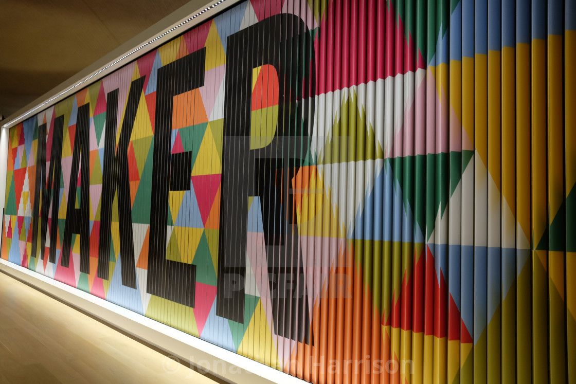 "Moving Message Sign, Design Museum" by Jonathan Harrison - $12.44 "Moving Message Sign, Design Museum" stock image