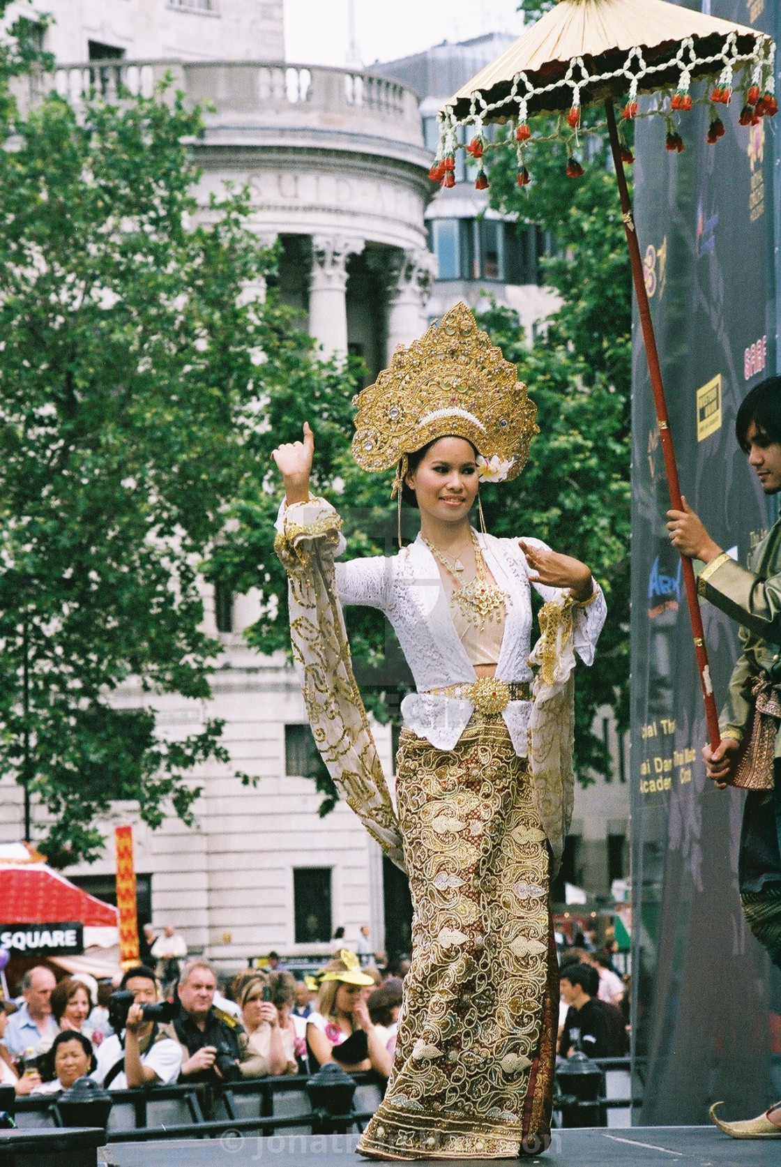 "Thai Dancer at Thai Festival, Trafalgar Square" by Jonathan Harrison - $12.59 "Thai Dancer at Thai Festival, Trafalgar Square" stock image