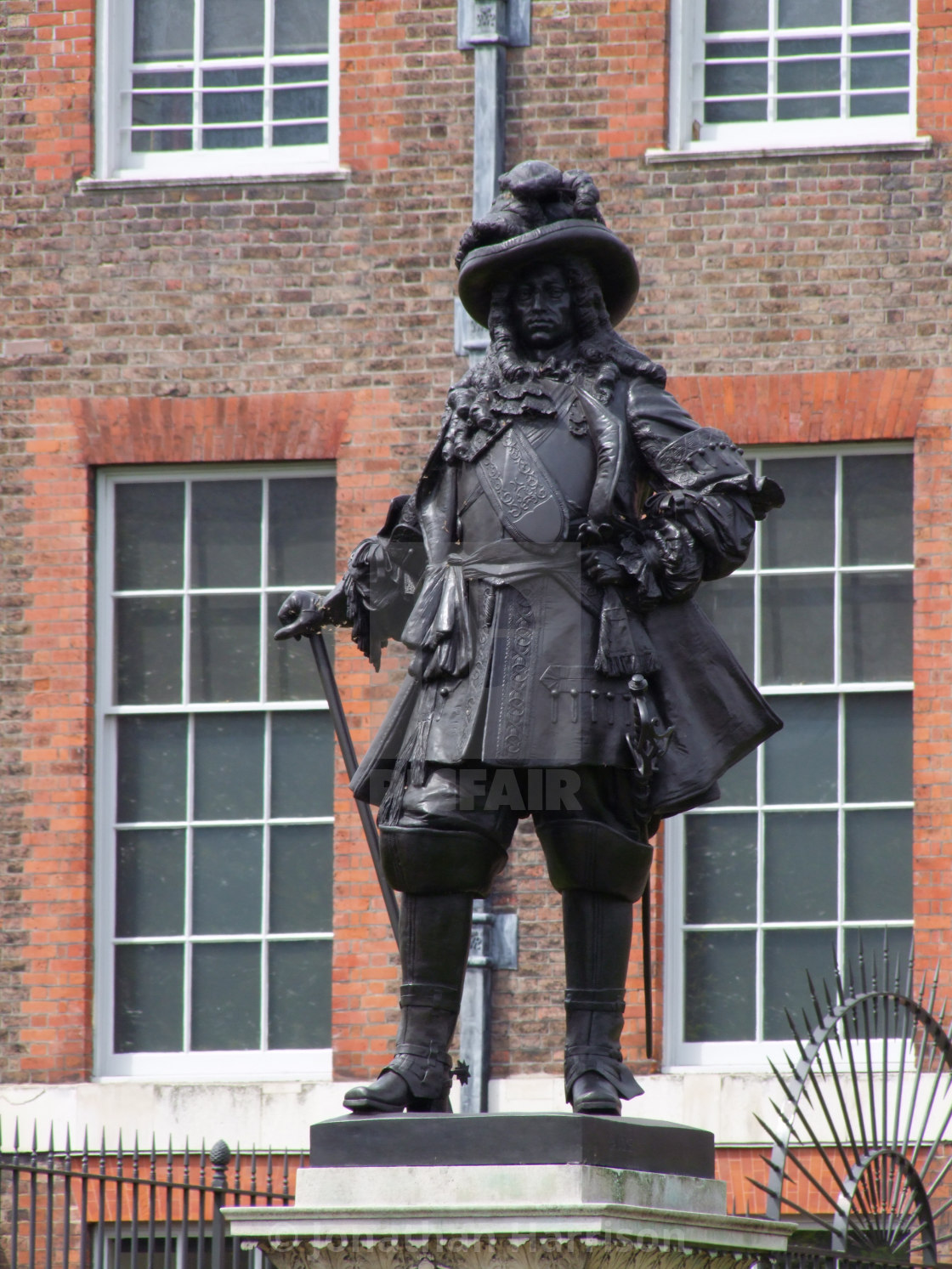 "Statue of William II of Orange, Kensington Palace" by Jonathan Harrison - $12.59 "Statue of William II of Orange, Kensington Palace" stock image