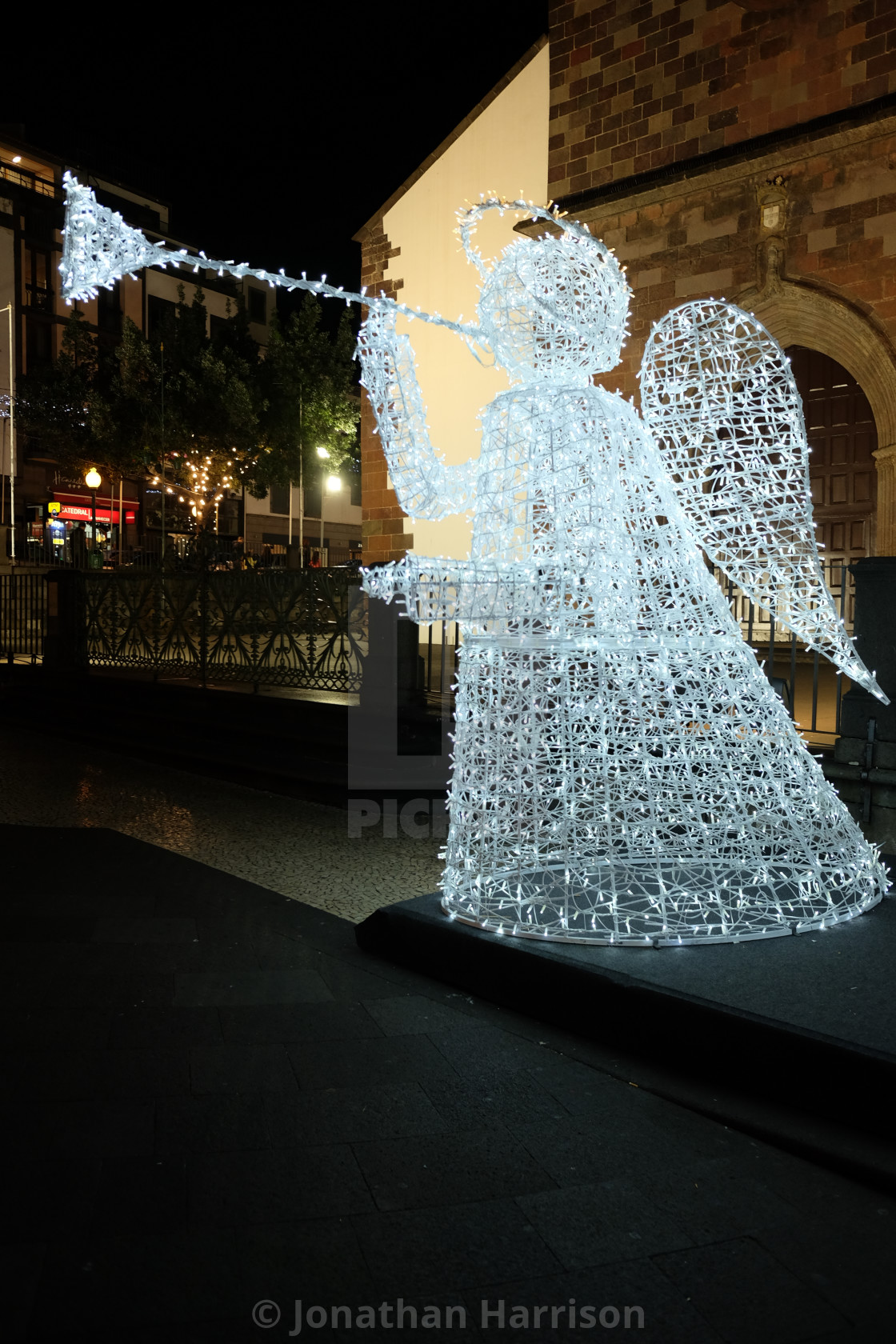 "Christmas Angel, Avenida Arriaga" stock image