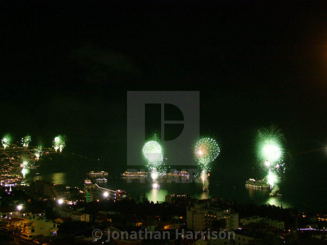 "New Years Eve Firework Display, Funchal" by Jonathan Harrison - $12.44 "New Years Eve Firework Display, Funchal" stock image