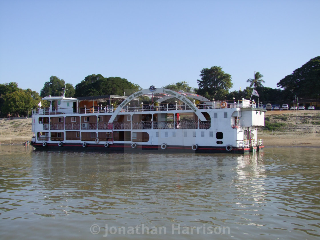 "River Boat, Ayeyarwady River" by Jonathan Harrison - $12.44 "River Boat, Ayeyarwady River" stock image