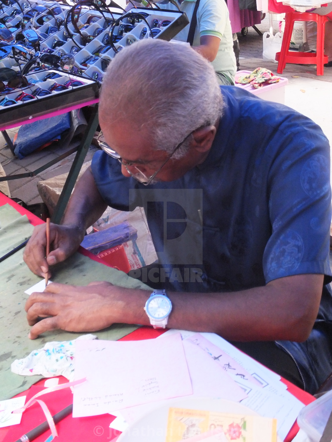 "Bookmark Maker, Kota Kinabalu" by Jonathan Harrison - $12.44 "Bookmark Maker, Kota Kinabalu" stock image