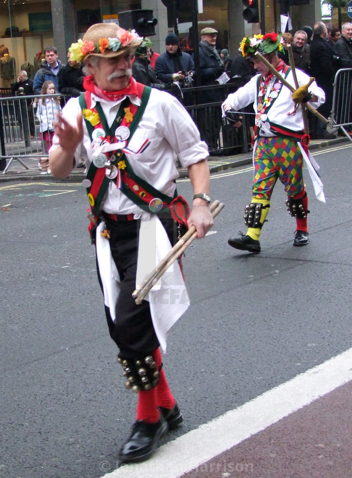 "Morris Dancers, New Years Day Parade" by Jonathan Harrison - $12.44 "Morris Dancers, New Years Day Parade" stock image