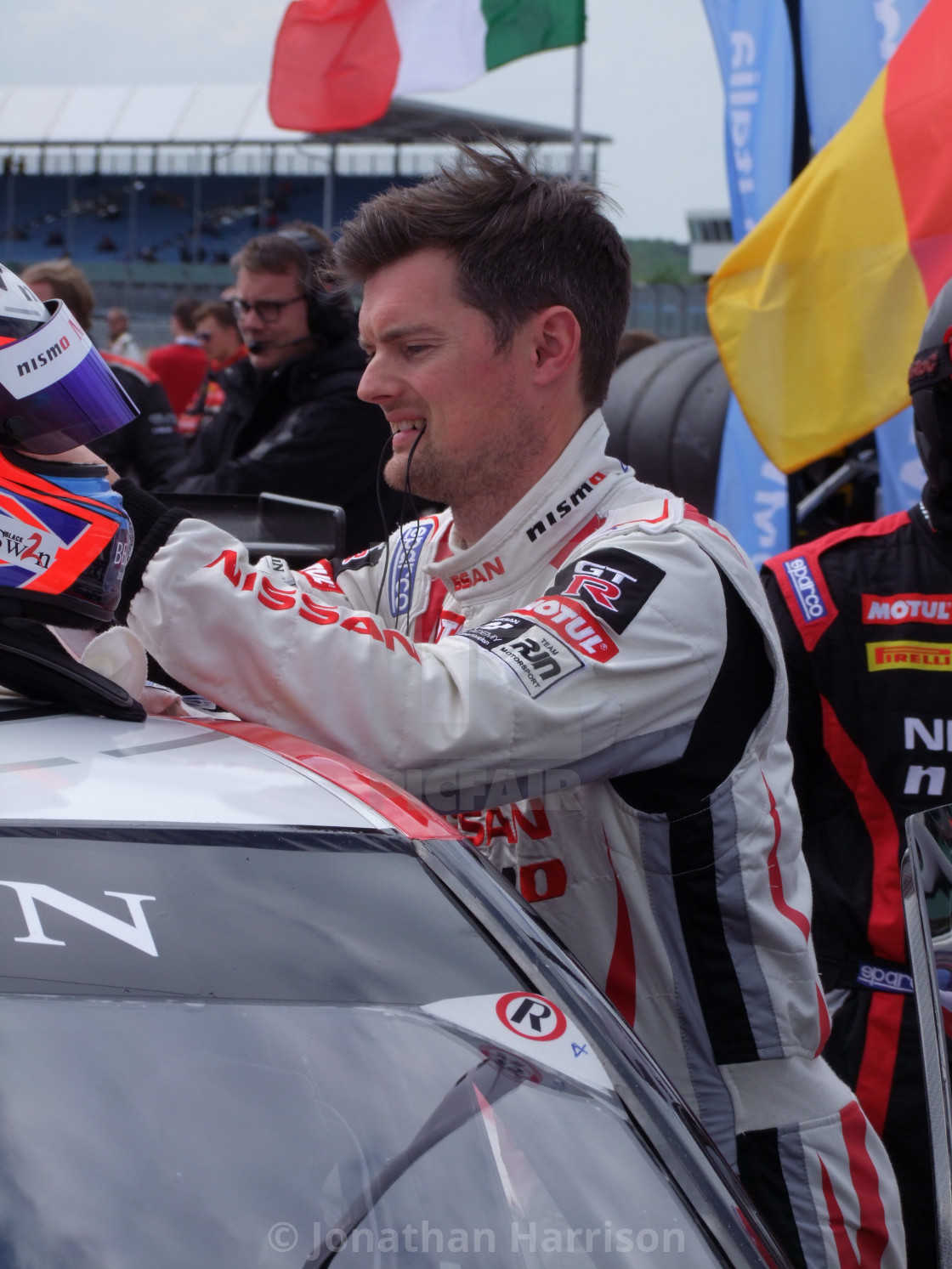 "Nissan Racing Driver, Silverstone" by Jonathan Harrison - $12.44 "Nissan Racing Driver, Silverstone" stock image